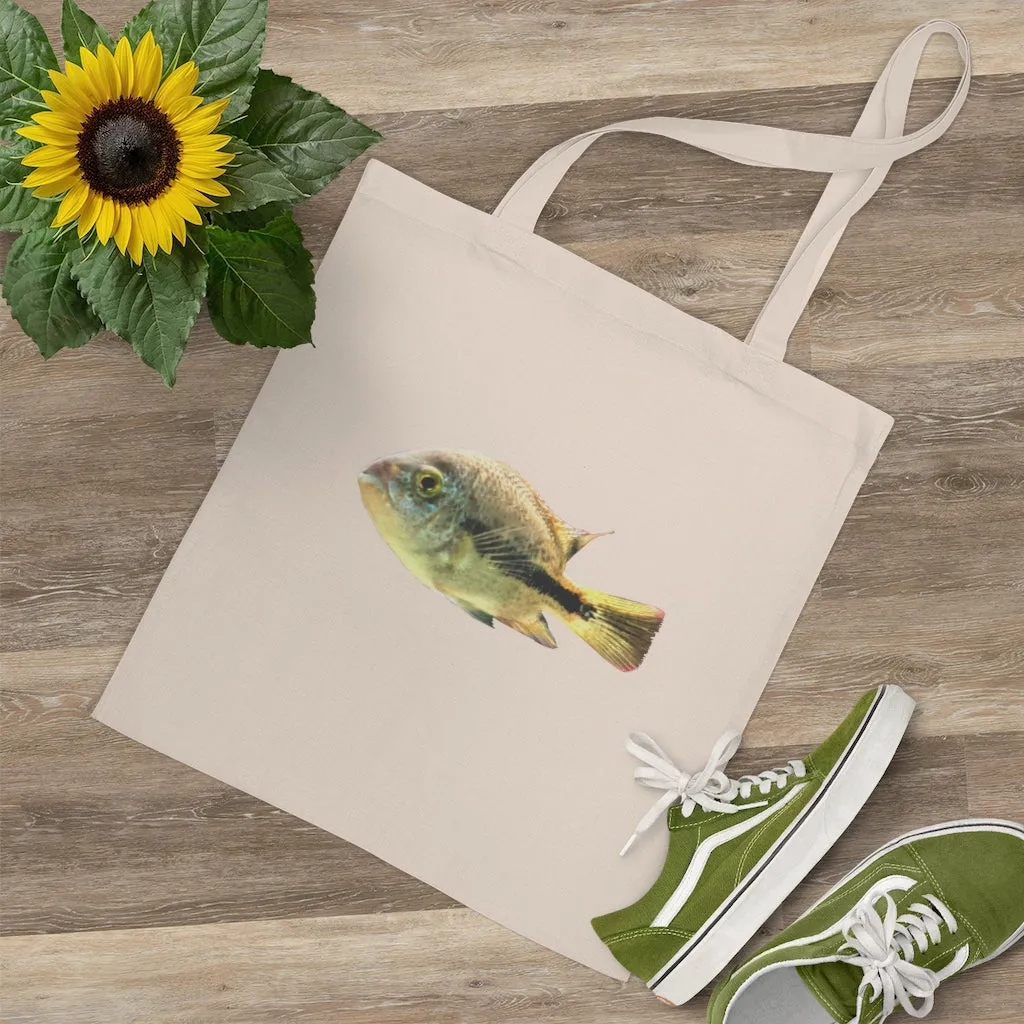 Yellow and Black Fish Tote Bag