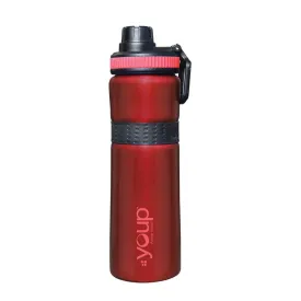 Youp Stainless Steel Red Color Sports Series Sipper Bottle Fiesta - 750 Ml