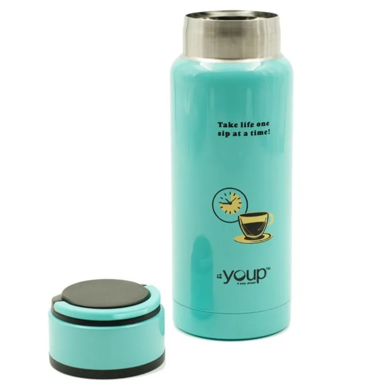 Youp Thermosteel insulated aqua blue color kids water bottle YP261 - 260 ml