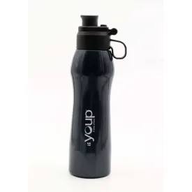 Youp Thermosteel Insulated Black Color Water Bottle MAISY - 600 ml