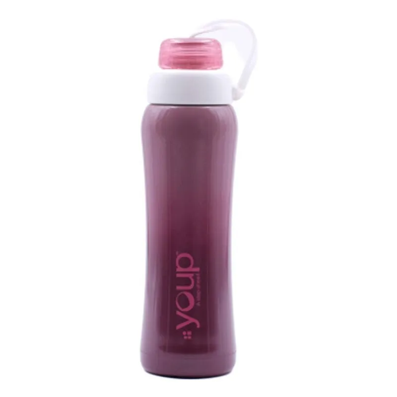 Youp Thermosteel Insulated Magenta Color Water Bottle SHADOW - 500 ml