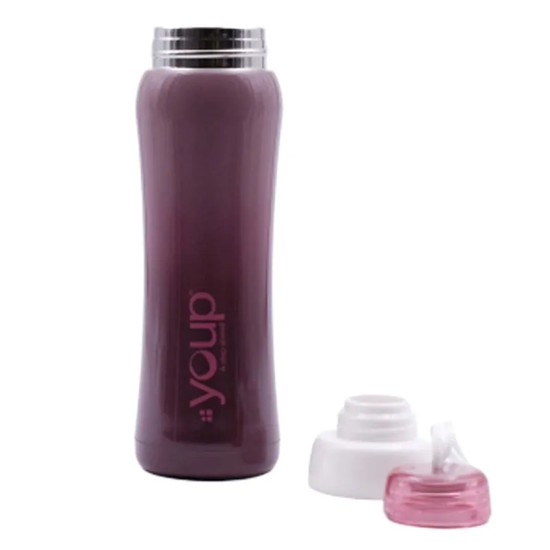 Youp Thermosteel Insulated Magenta Color Water Bottle SHADOW - 500 ml