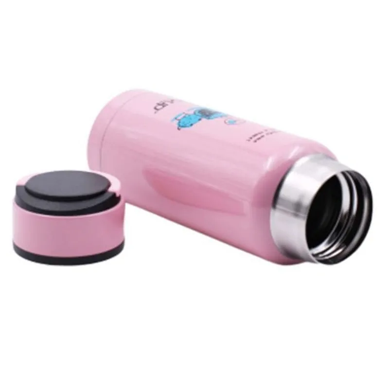 Youp Thermosteel Insulated Pink Color kids Water Bottle - 350 ml