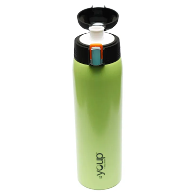 Youp Thermosteel lime green color water bottle ROYAL - 750 ml