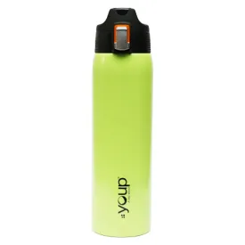 Youp Thermosteel lime green color water bottle ROYAL - 750 ml